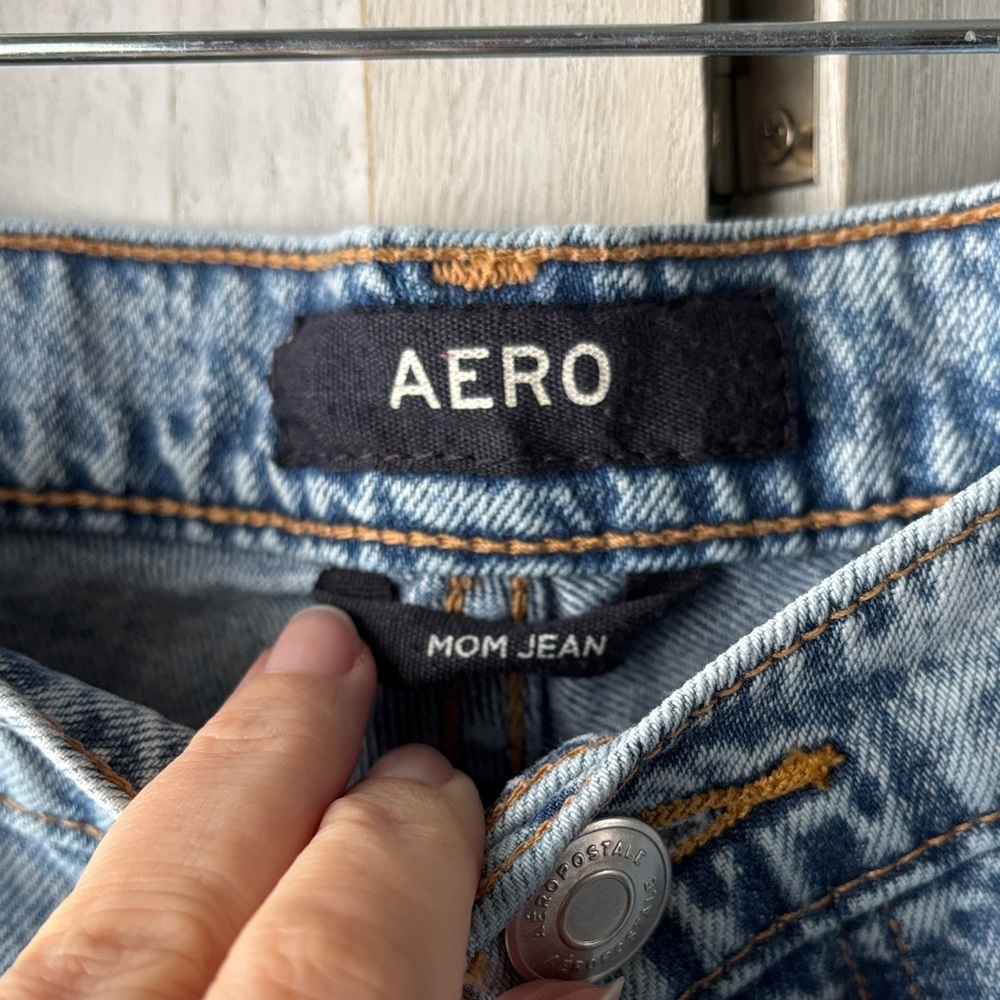 Aero Distressed Blue Jeans - Picture 2 of 9